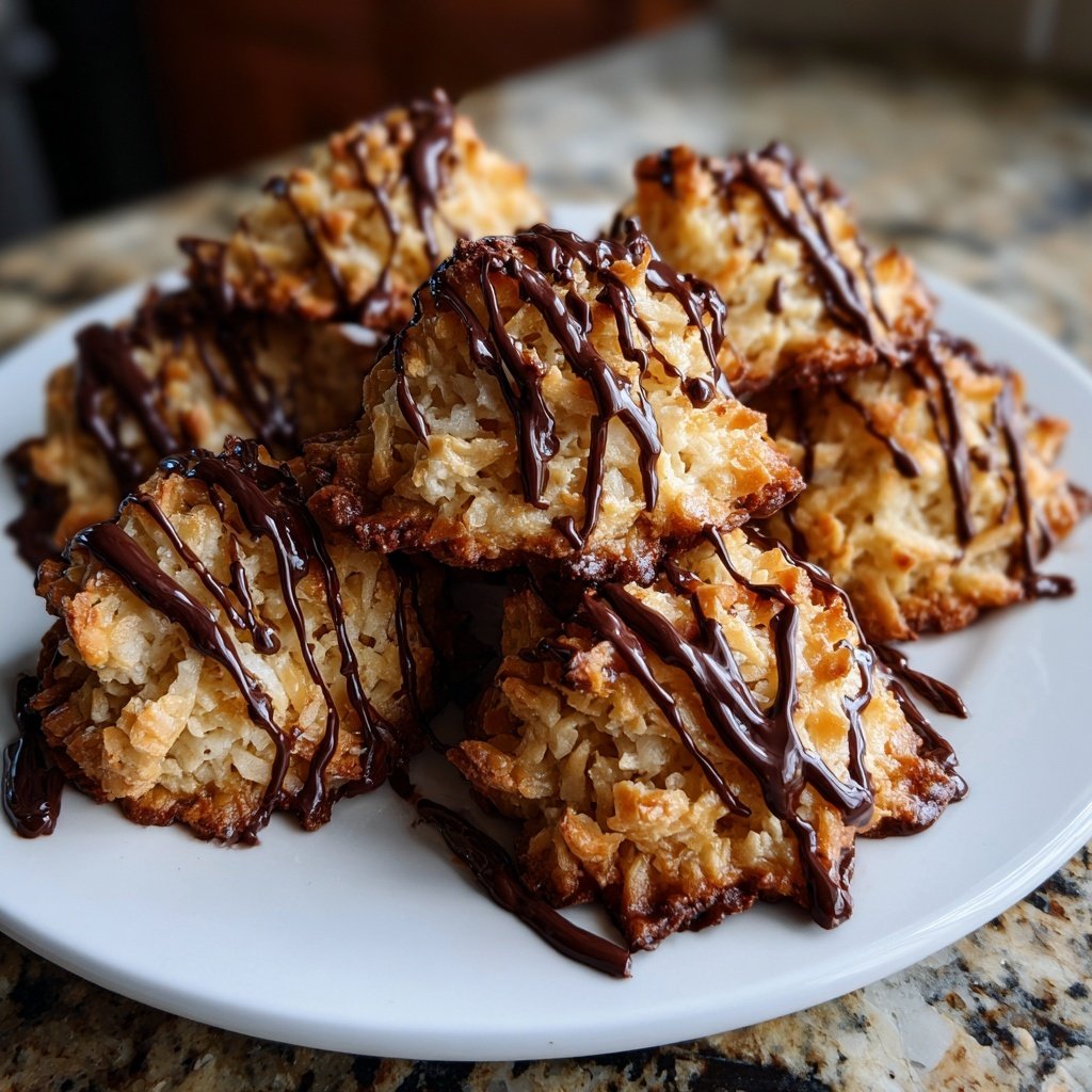 Chocolate Coconut Macaroons