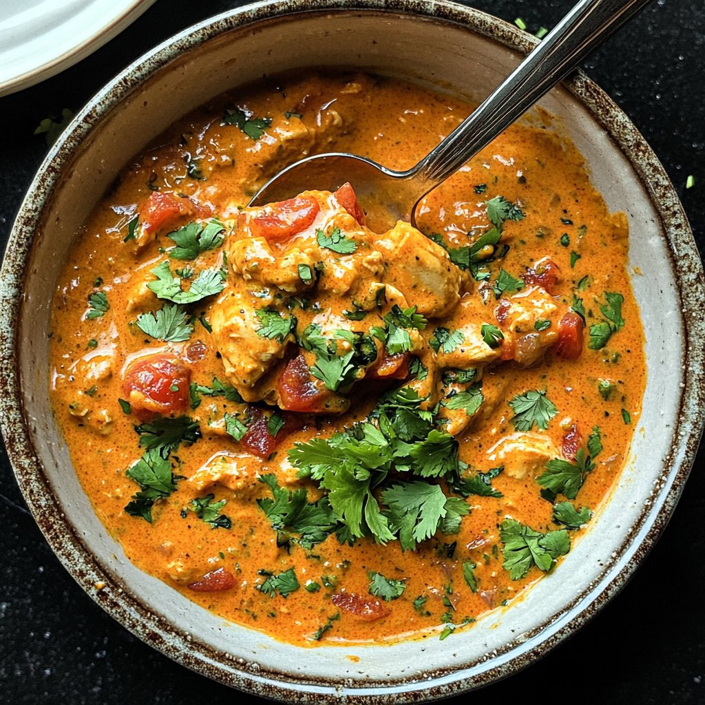 Creamy Slow Cooker Chicken Tikka Masala