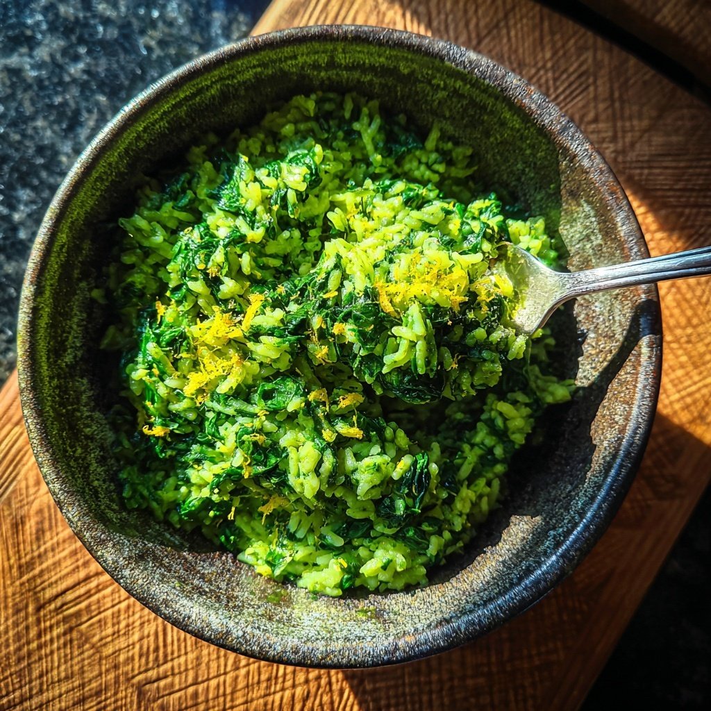 Mediterranean Spinach Rice