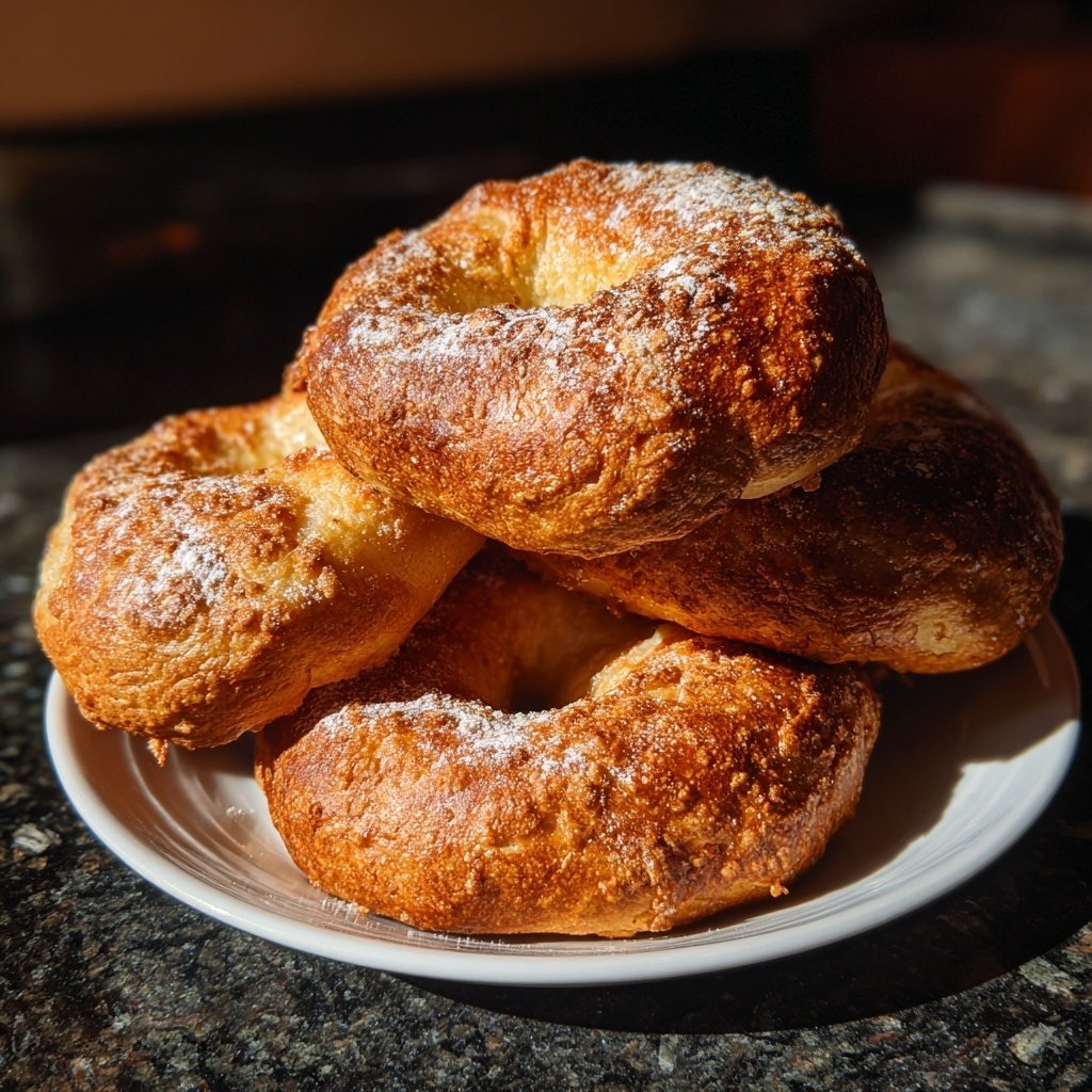 Oven Yogurt Bagels With Flour