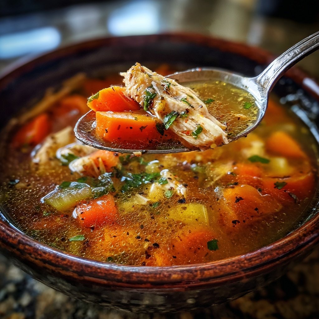 Rotisserie Chicken And Vegetable Soup