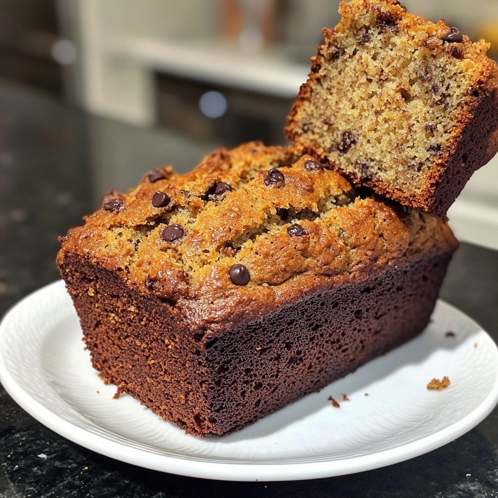 Banana Bread with Mini Chocolate Chips Recipe