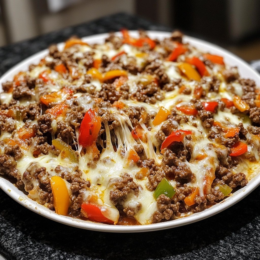 Ground Beef Skillet Italian Style