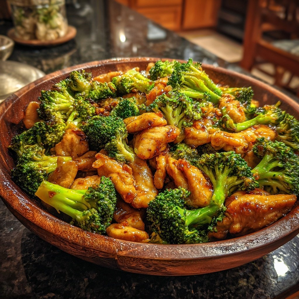 Healthy Chicken Broccoli Stir Fry