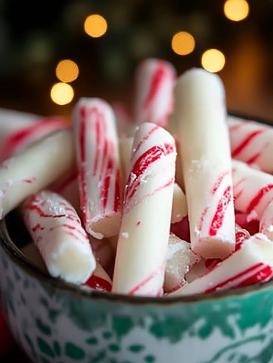 Homemade Christmas Peppermint Sticks