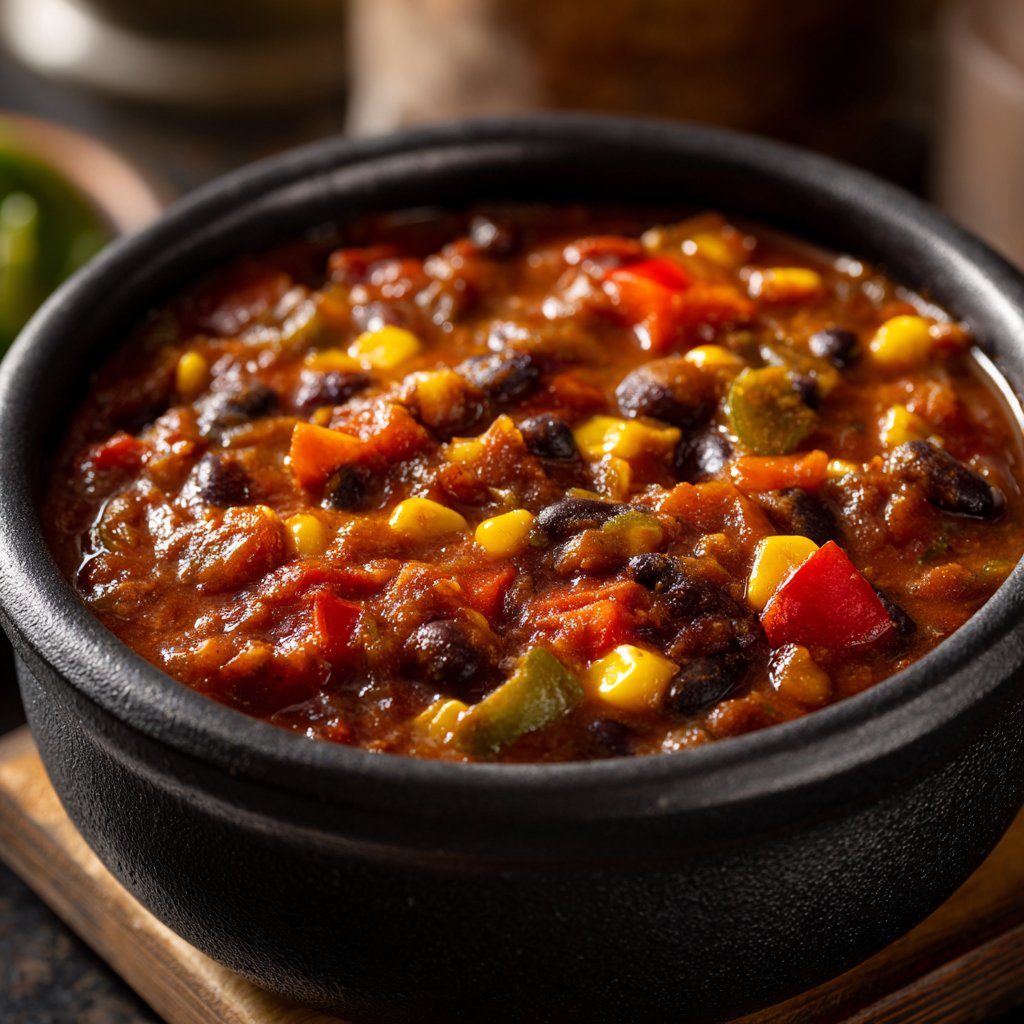 Healthy Crockpot Vegetable Chili